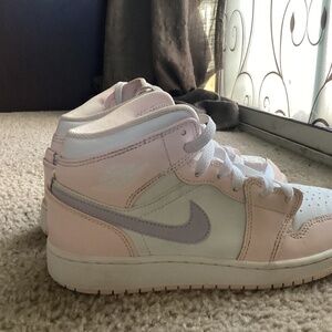 Girls Air Jordan shoes - pink and purple